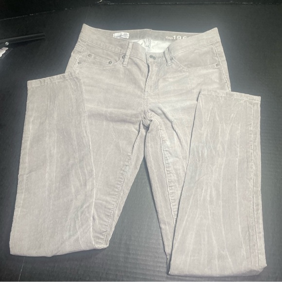 GAP 1969 ALWAYS SKINNY GRAY CORDS 26R - Picture 2 of 16
